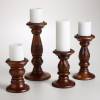 WOODEN CANDLE HOLDER  ( WC-007 )