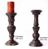 WOODEN CANDLE HOLDER  ( WC-0016 )