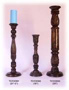 WOODEN CANDLE HOLDER  ( WC-003 )