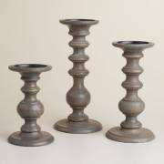Wooden candle stand
